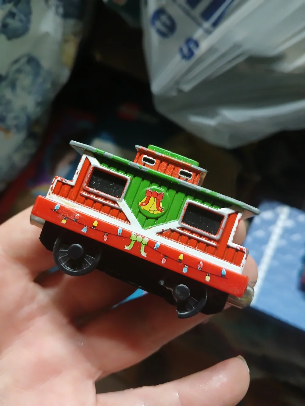 Thomas & Friends Red and Green Holiday Caboose